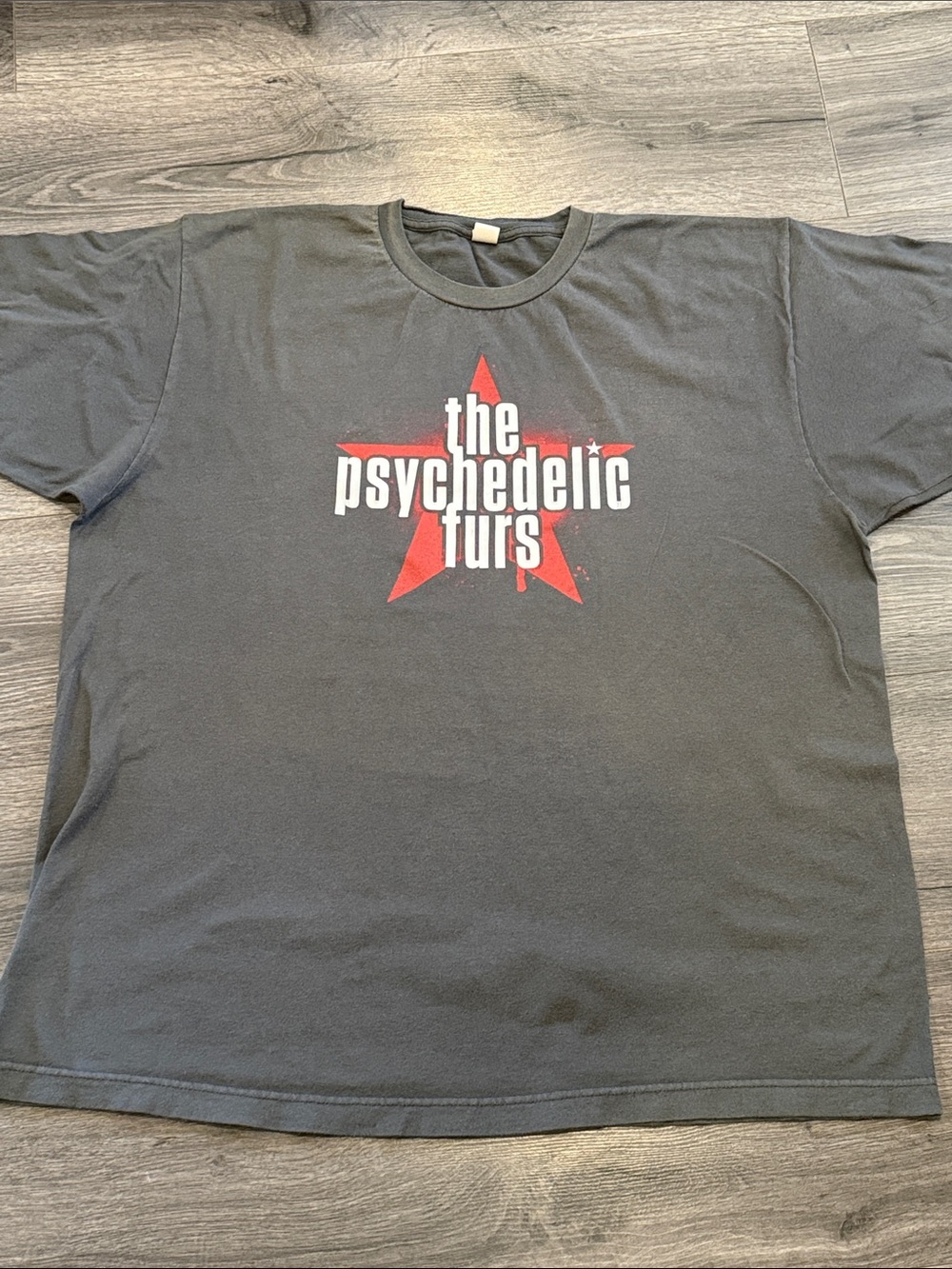 The psychedelic furs official concert band shirt charcoal gray XL